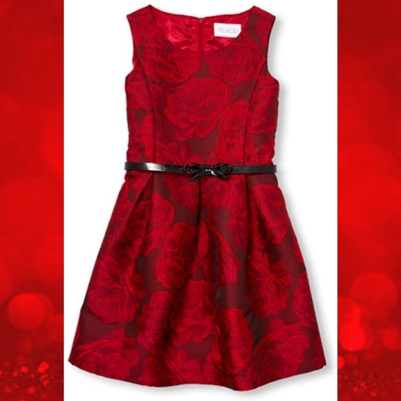 childrens red dress
